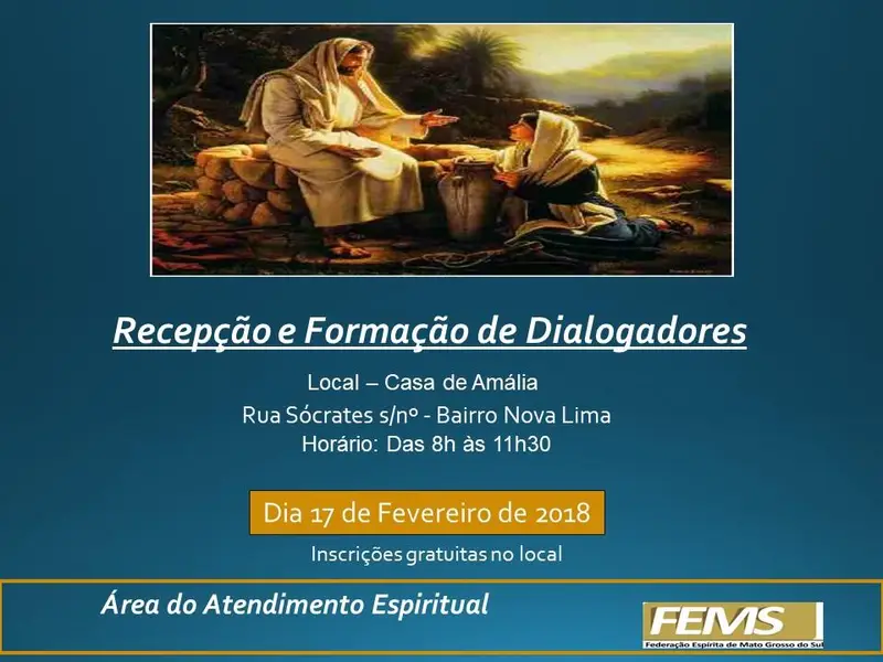  Recepção e Formação de Dialogadores