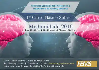 1º Curso Básico Sobre Mediunidade 2016