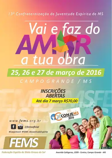 13ª CONJEMS - Vai e faz do amor a tua obra
