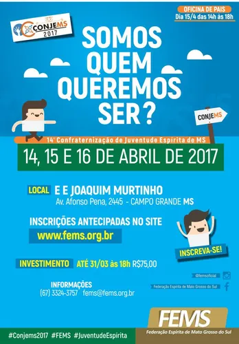 14ª CONJEMS - Somos quem queremos ser?