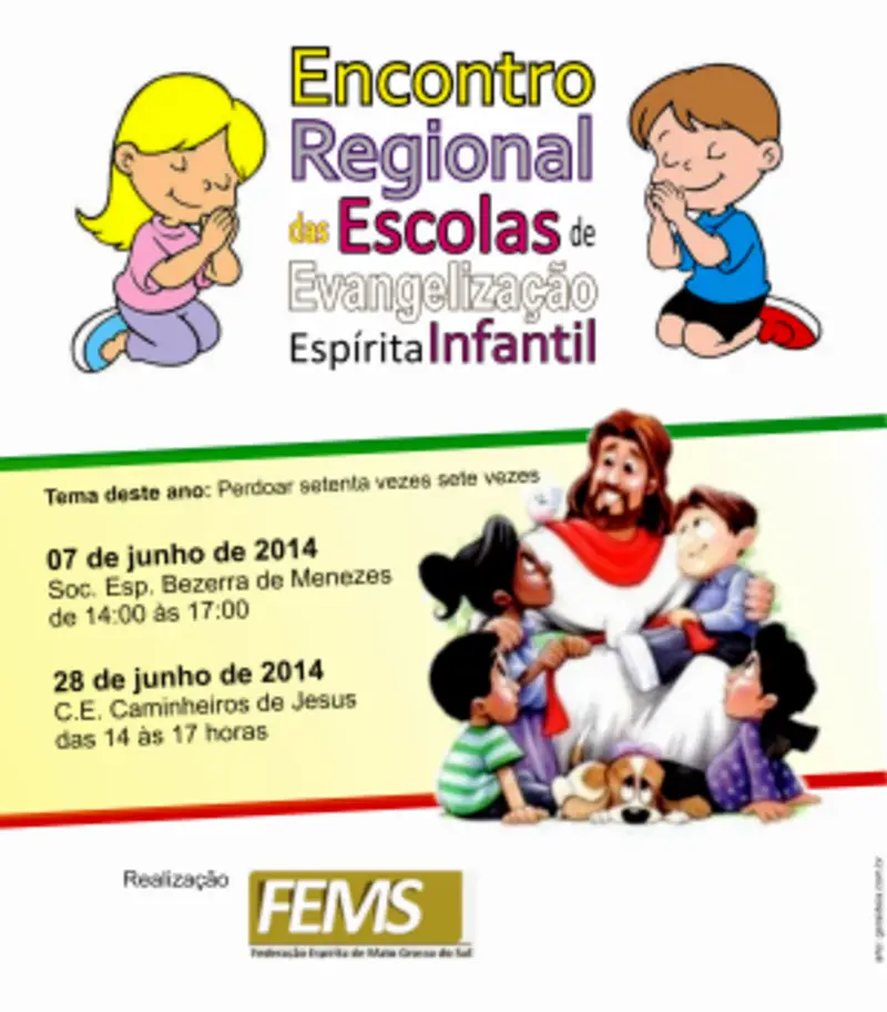14ª Encontro Regional das Escolas de Evangelização Espírita Infantil – Pólo Scheilla