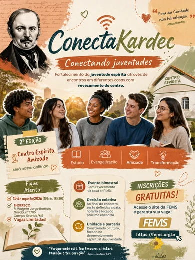2º Conecta Kardec | Conectando Juventudes | Campo Grande