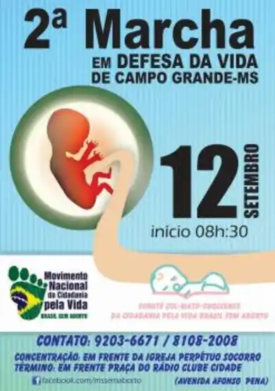 2ª Marcha em Defesa da Vida, de Campo Grande  