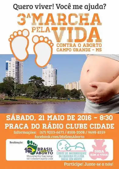 3ª Marcha em Defesa da Vida, de Campo Grande 