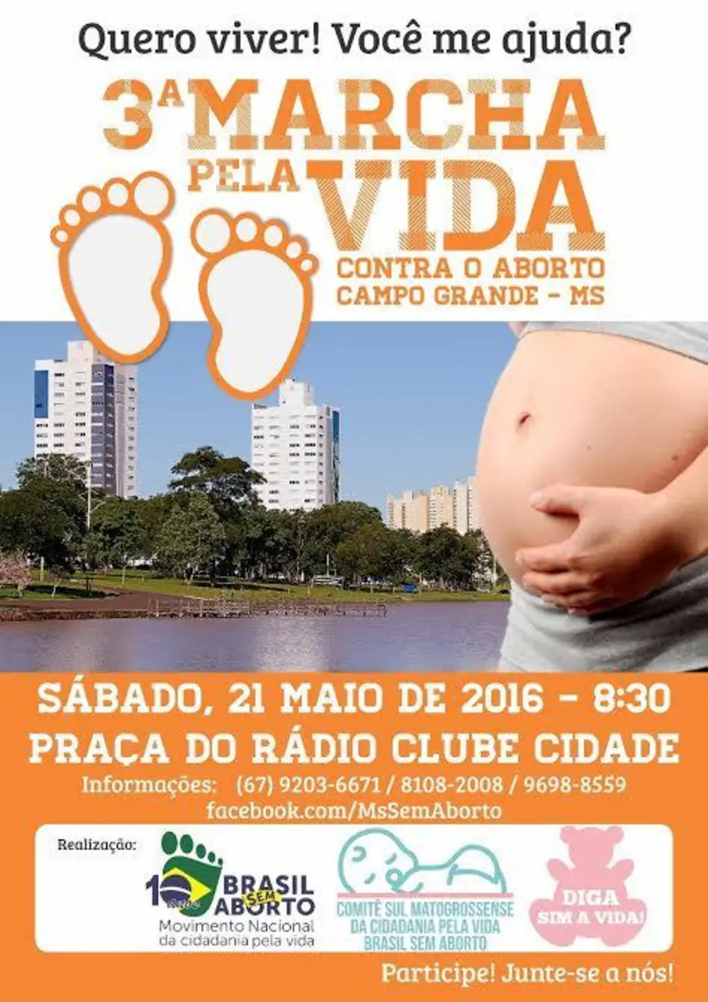 3ª Marcha em Defesa da Vida, de Campo Grande 