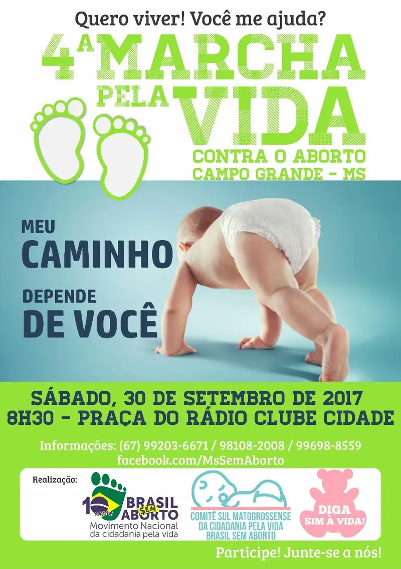 4ª MARCHA PELA VIDA CONTRA O ABORTO