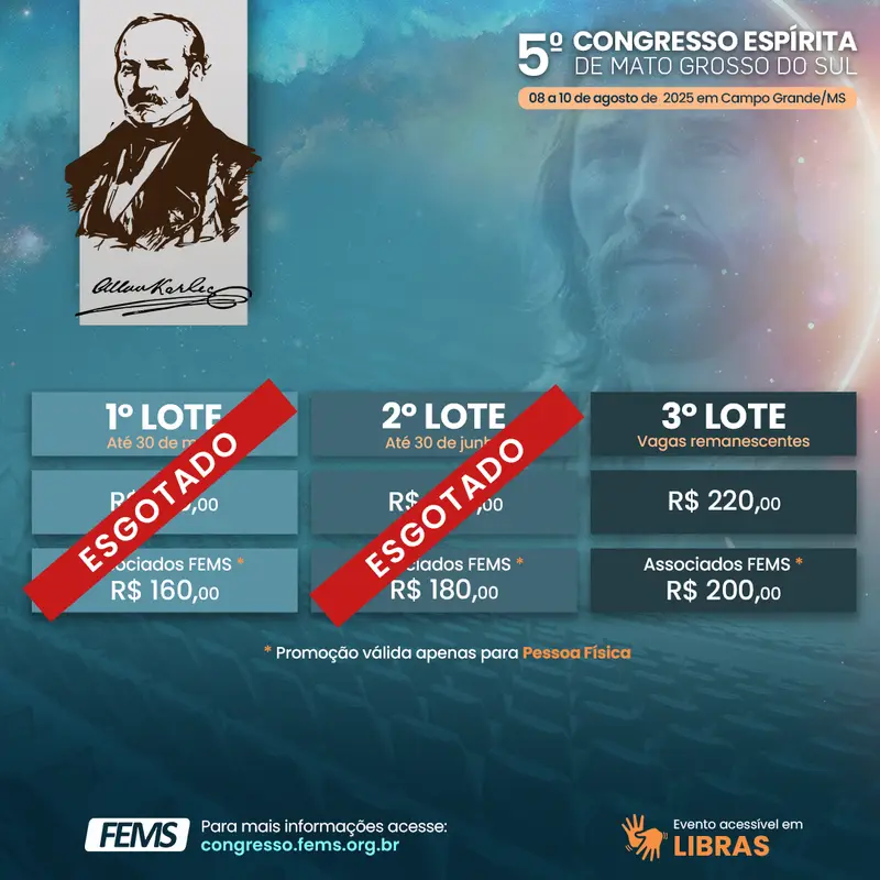 5º Congresso Espírita de Mato Grosso do Sul - 160 Anos - O Céu e o Inferno