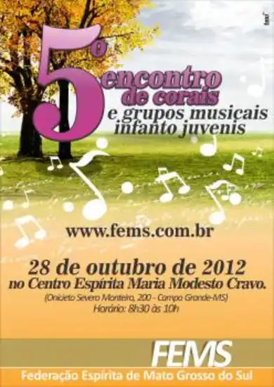 5º Encontro de Corais e Grupos Musicais Infanto Juvenis
