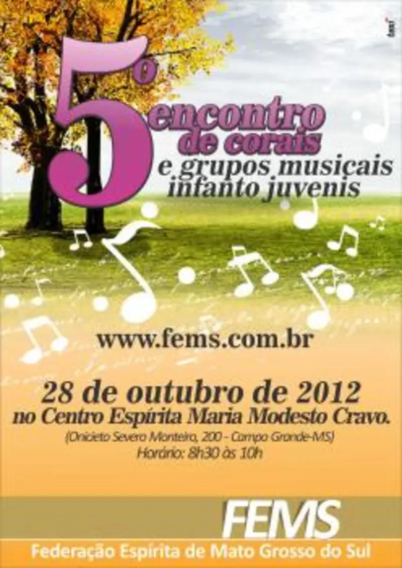 5º Encontro de Corais e Grupos Musicais Infanto Juvenis