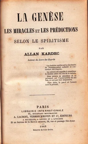 A gênese, os milagres e as predições segundo o espiritismo