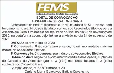 ASSEMBLÉIA GERAL ORDINÁRIA