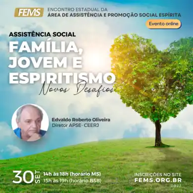 Assistência Social, Família, Juventude e Espiritismo - Novos desafios | Online