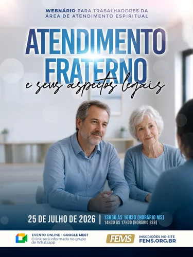 Atendimento fraterno e seus aspectos legais | Webinário