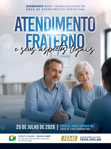 Atendimento fraterno e seus aspectos legais | Webinário