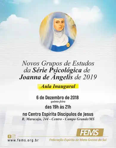 Aula inaugural dos novos Grupos de Estudos da Série Psicológica de Joanna de Ângelis