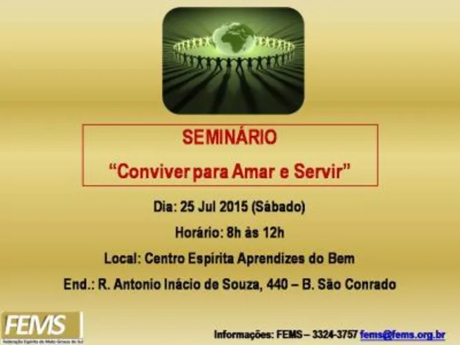 Capacitação Trabalhadores Área Assistência e Promoção Social Espírita