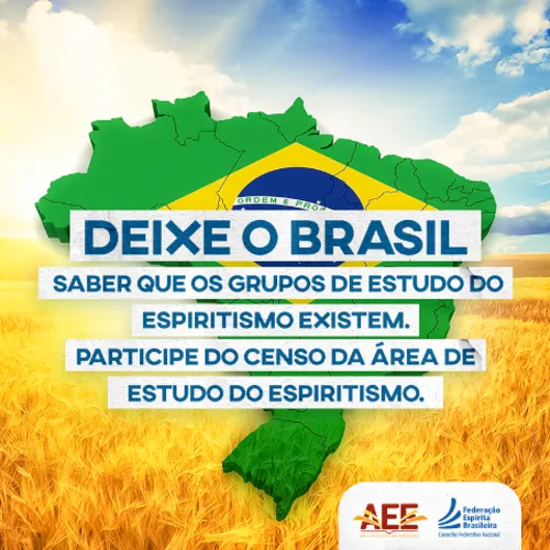 CENSO DA ÁREA DE ESTUDO DO ESPIRITISMO - PARTICIPE