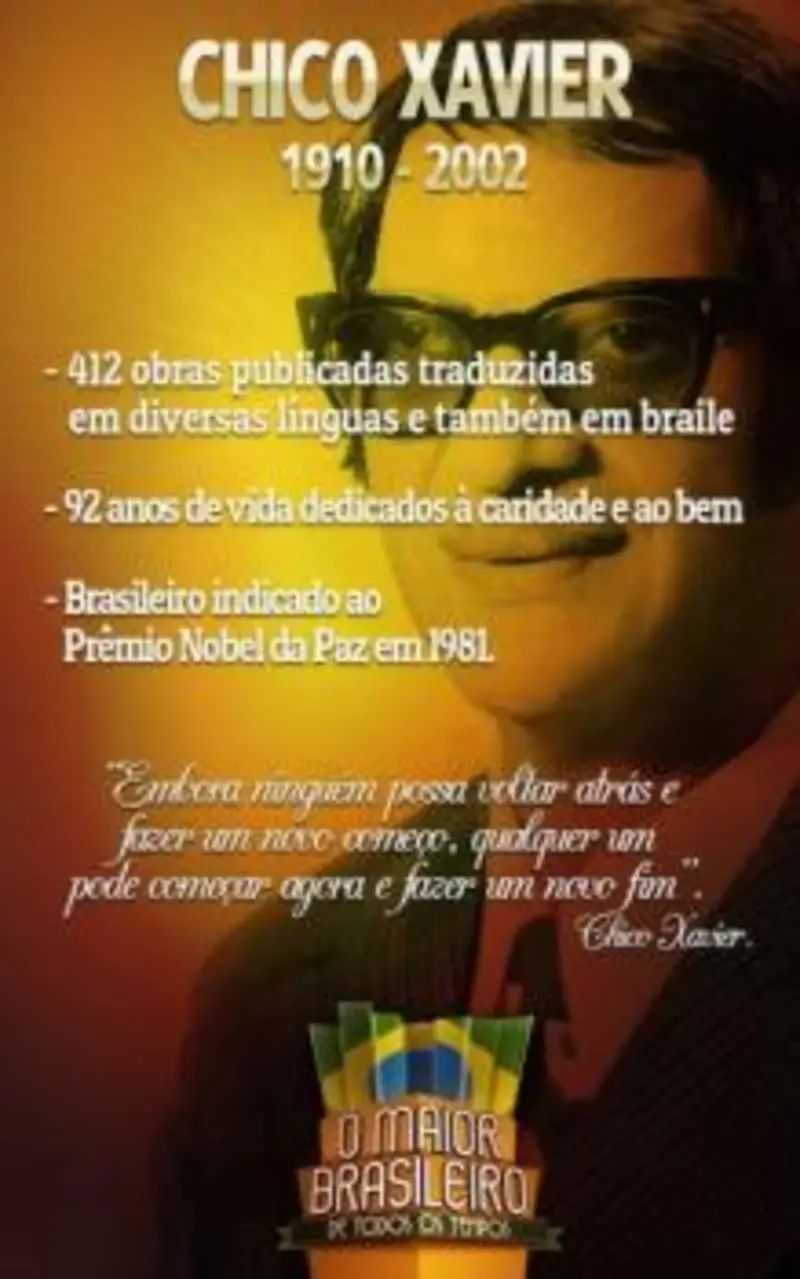 Chico Xavier na semifinal