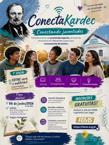 Conecta Kardec | Conectando Juventudes | Campo Grande