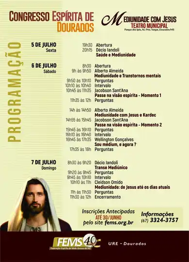 CONGRESSO ESPÍRITA DE DOURADOS - Mediunidade com Jesus