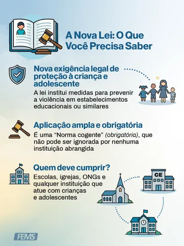 Conheça a Lei 14.811/24 - Nova exigência legal para instituições que atuam com crianças e adolescentes