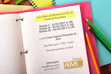 Curso Básico de Monitores da Área de Estudo do Espiritismo