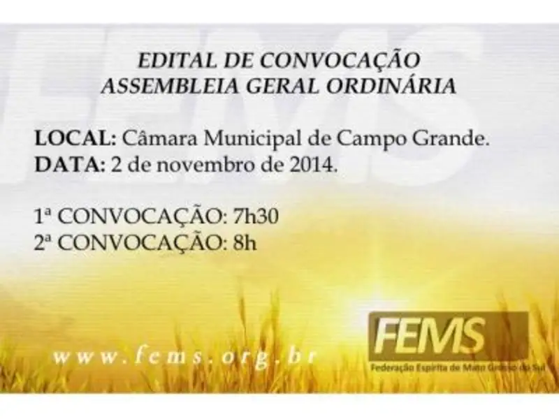 Edital de Convocação
