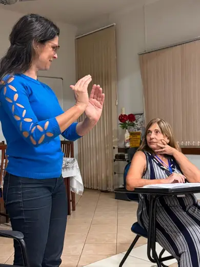 Encerramento da 1ª Oficina de Libras para Trabalhadores Espíritas