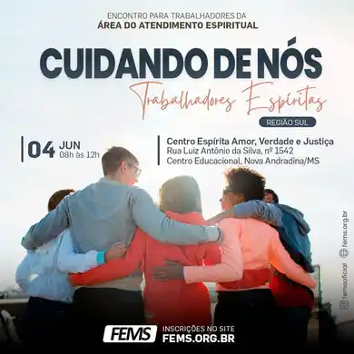 Encontro dos Trabalhadores da Área do Atendimento Espiritual