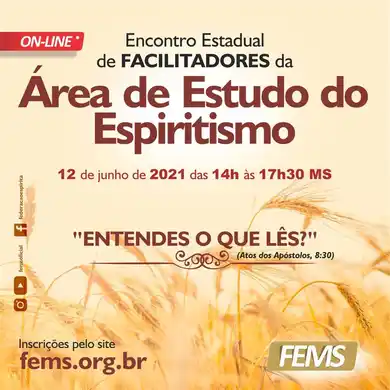 Encontro Estadual de Facilitadores da Área de Estudo do Espiritismo