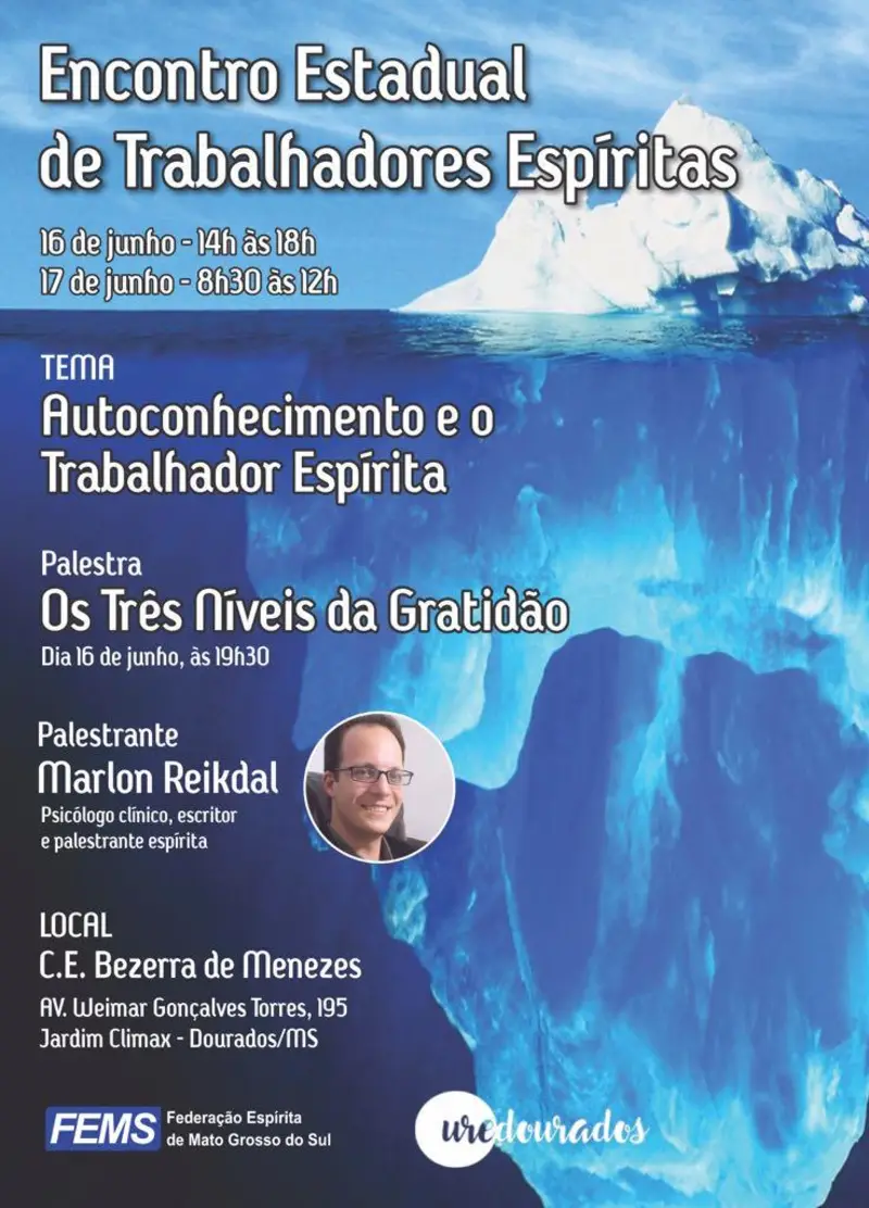 Encontro Estadual de Trabalhadores Espíritas com Marlon Reikdal