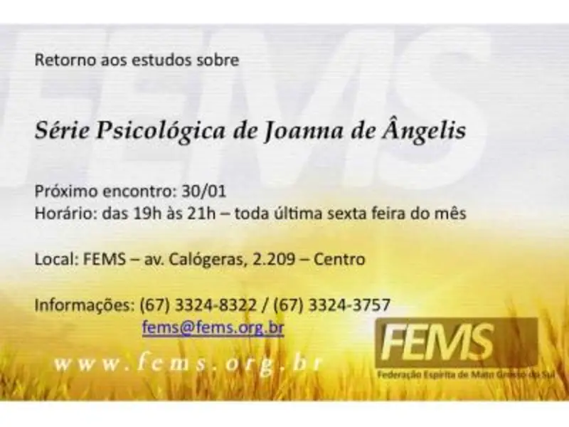 Estudo Série Psicológica Joanna de Ângelis