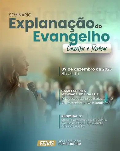Explanação do Evengelho - Conceitos e Técnicas | Cassilândia