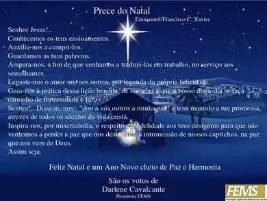 Feliz Natal e um Ano Novo com muita Paz