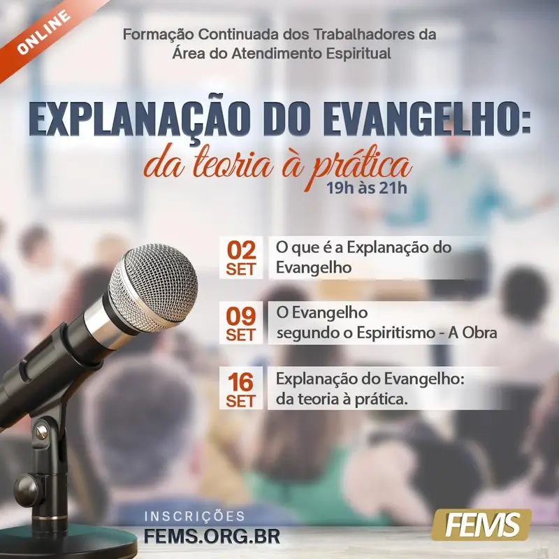 Formação Continuada dos Trabalhadores do Atendimento Espiritual