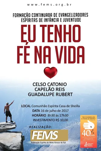 Formação Continuada para  Evangelizadores Espíritas de Infância e Juventude.