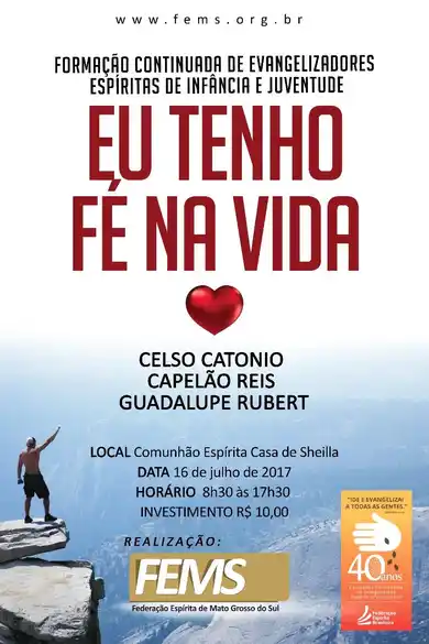 Formação Continuada para  Evangelizadores Espíritas de Infância e Juventude.
