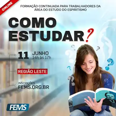 Formação Continuada para Trabalhadores da Área do Estudo do Espiritismo | Como Estudar?