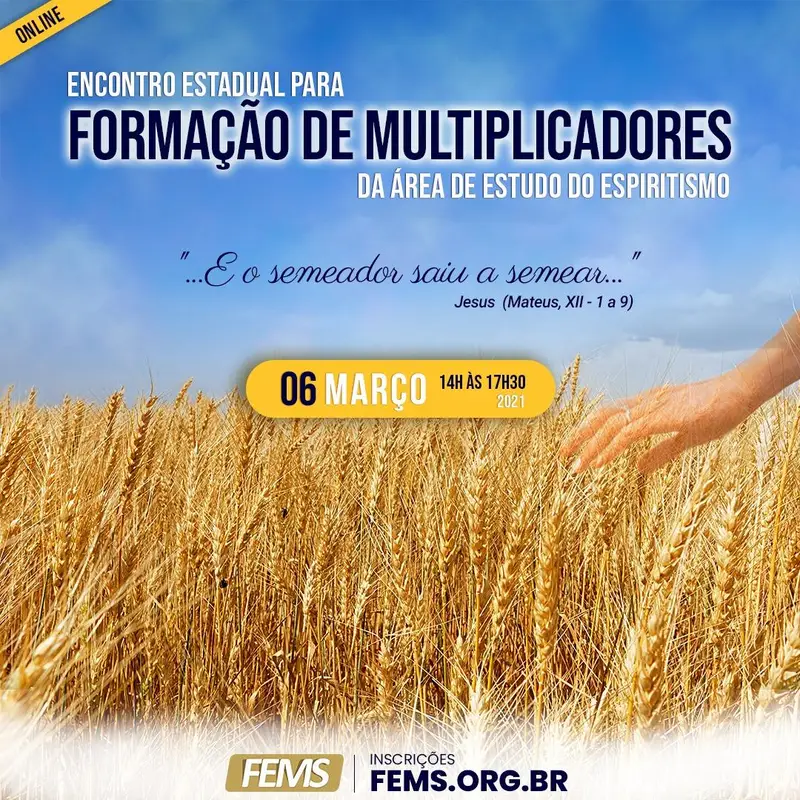 Formação de Multiplicadores da Área de Estudo do Espiritismo