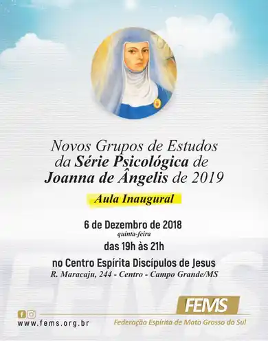 Grupos de Estudos da Série Psicológica de Joanna de Ângelis 