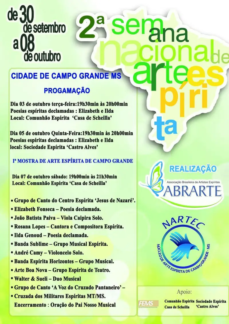 I Mostra de Arte Espírita de Campo Grande