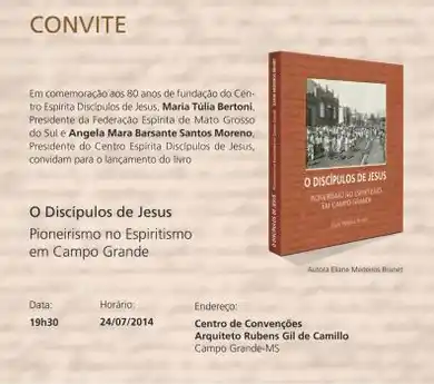 Lançamento do livro: O Discípulos de Jesus
