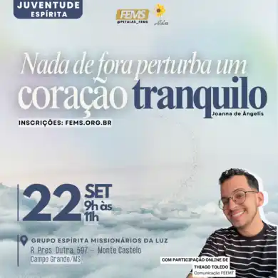 Nada de fora perturba um coração tranquilo - Encontro para a juventude