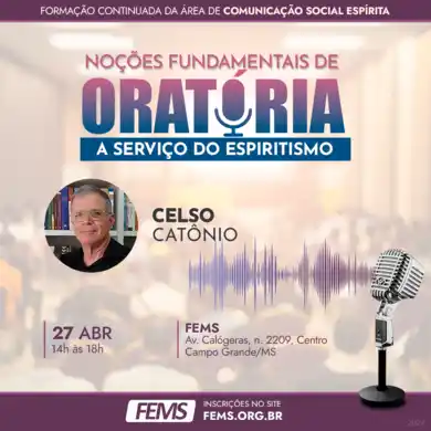 Noções fundamentais de oratória a serviço do espiritismo