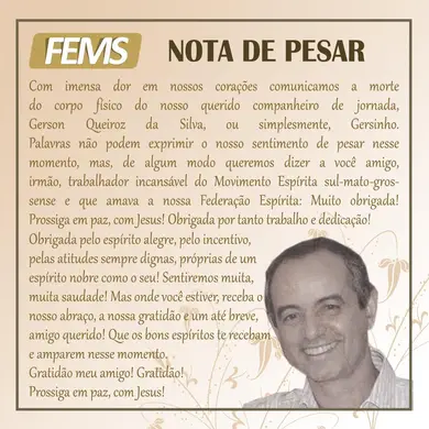NOTA DE PESAR