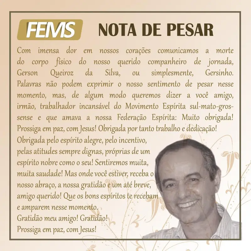NOTA DE PESAR