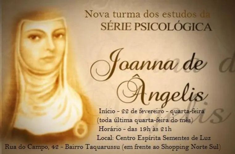 Nova turma dos estudos da Série Psicológica Joanna de Ângelis
