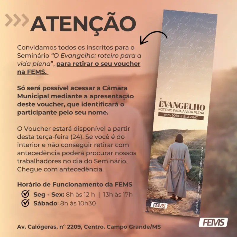 Orientações aos inscritos no Seminário com Jorge Elarrat