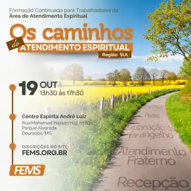 Os caminhos do Atendimento Espiritual | SUL