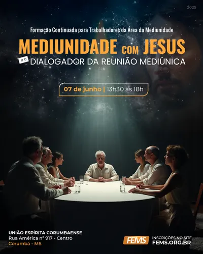 Mediunidade com Jesus | Corumbá